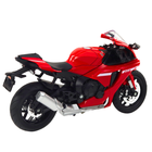 Lean Toys, motocykl, pojazd interaktywny, metalowy, czerwony, 1:12
