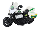 Lean Toys, motocykl policyjny, pojazd interaktywny, 1 szt.