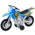 Lean Toys, motor crossowy off-road, niebieski