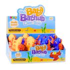 Lean Toys, nakręcana zabawka do kąpieli, łódź podwodna, żółta niebieska, 1 szt.