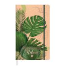 Lean Toys, notatnik A5, 80 kartek, linia, Liście Monstera