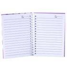 Lean Toys, notatnik A6, 80 kartek, linia, Muszelki fioletowy