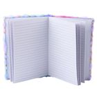 Lean Toys, notatnik pluszowy A5, 80 kartek, linia, Złote gwiazdki