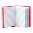 Lean Toys, notatnik pluszowy A6, 80 kartek, linia, Jednorożec różowy