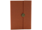 Lean Toys, notes biurowy na magnes A5, linia, brązowy, 1 szt.