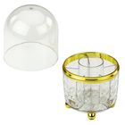 Lean Toys, organizer na pędzle i kosmetyki obrotowy, 360