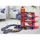 Lean Toys, parking 4 poziomowy z windą, helikopter i autka, 70 elementów