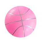 Lean Toys, piłka plażowa gumowa pastelowa lekka, różowa, 20 cm