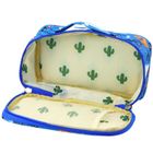 Lean Toys, piórnik owalny, niebieski, Wiewiórki, 21,5 cm