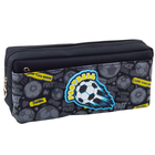 Lean Toys, piórnik saszetka, piłka nożna, czarny