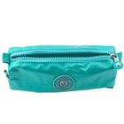 Lean Toys, piórnik saszetka, zielony, 21,5 cm