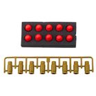 Lean Toys, pistolet na piankowe naboje, łuski, biały