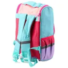 Lean Toys, plecak szkolny, kot biały saszetka z ptaszkiem, 21l