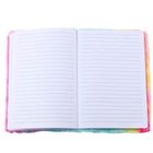 Lean Toys, pluszowy notatnik, linie, jednorożec 3D, 1 szt.