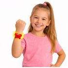 Lean Toys, podwójna bransoletka fluorescencyjna z motylkiem, świecąca w ciemności