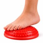 Lean Toys, półkula sensoryczna do masażu i ćwiczeń równowagi, czerwona, 16 cm