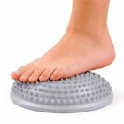 Lean Toys, półkula sensoryczna do masażu i ćwiczeń równowagi, szara, 16 cm