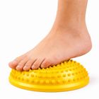 Lean Toys, półkula sensoryczna do masażu i ćwiczeń równowagi, żółta, 16 cm