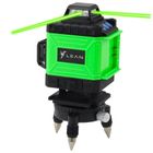 Lean Toys, poziomica laserowa, zielona, 4D