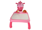 Lean Toys, projektor do nauki rysowania, dinozaur, różowy