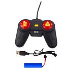 Lean Toys, radiowóz terenowy, pojazd zdalnie sterowany, biały, 1:12