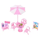 Lean Toys, rozkładany kamper lodziarnia z akcesoriami dla lalek