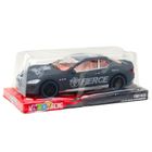 Lean Toys, samochód sportowy napęd na tył matowa karoseria, szary