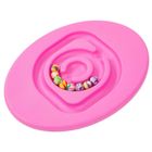 Lean Toys, sensoryczna deska równoważąca, piłeczki kauczukowe, różowa, 5 szt.
