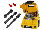 Lean Toys, silnik busa do rozkręcania, żółty