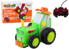 Lean Toys, skaczący traktor, pojazd zdalnie sterowany, zielony