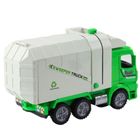 Lean Toys, śmieciarka miejska, pojazd interaktywny, zielona