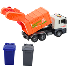 Lean Toys, śmieciarka, pojazd interaktywny, pomarańczowy, 1:14