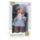 Lean Toys, Sweet Angel, lalka w niebieskiej sukience, 36.5 cm