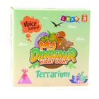 Lean Toys, Terrarium z Dinozaurami, lampka nocna sterowanie głosem, zestaw kreatywny