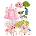 Lean Toys, Terrarium z jednorożcem, lampka nocna sterowanie głosem, zestaw kreatywny