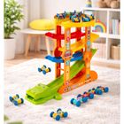 Lean Toys, tor zjeżdżalnia dla autek, 5 poziomów, krokodyl