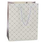 Lean Toys, torba prezentowa papierowa błyszczące serduszka, 23-18-10,5 cm, 1 szt.