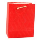 Lean Toys, torba prezentowa papierowa elegancka złote wzory, 23-18-10,5 cm, 1 szt.