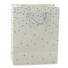 Lean Toys, torba prezentowa ze złotymi kropkami, 23-18-10,5 cm, 1 szt.