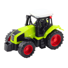 Lean Toys, traktor z przyczepą do transportu drewna, pojazd rolniczy
