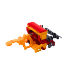 Lean Toys, traktor z siewnikiem, pojazd rolniczy