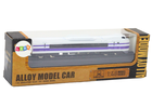 Lean Toys, wagon pociągu, model kolekcjonerski, biało-fioletowy, 1:48