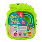 Lean Toys, wiaderko składane, silikonowe, krokodyl, zielone