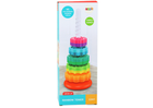 Lean Toys, wieża, sorter, 36 cm, 6 elementów