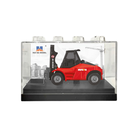 Lean Toys, wózek widłowy, pojazd metalowy, czerwony, 1:80