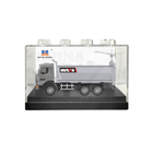 Lean Toys, wywrotka, pojazd metalowy, srebrny, 1:80