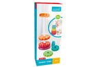 Lean Toys, zakręcona wieża, tęczowa, 6 elementów