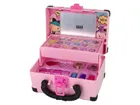 Lean Toys, zestaw do makijażu w kuferku, różowy