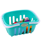 Lean Toys, zestaw owoców do krojenia z koszykiem, 7 sztuk