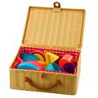 Lean Toys, zestaw piknikowy w walizce, serwis do herbaty z akcesoriami, 23 elementy